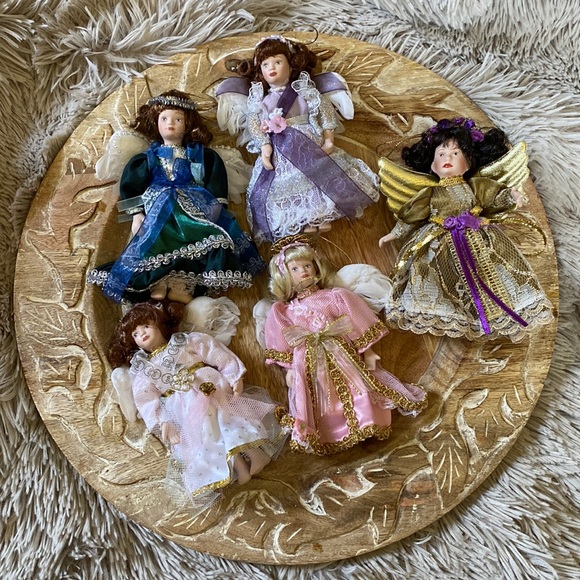 VINTAGE TREASURY COLLECTIONS PORCELAIN DOLL ORNAMENTS PARADISE GALLERIES - Picture 1 of 14